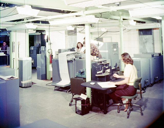 Women working on IBMs